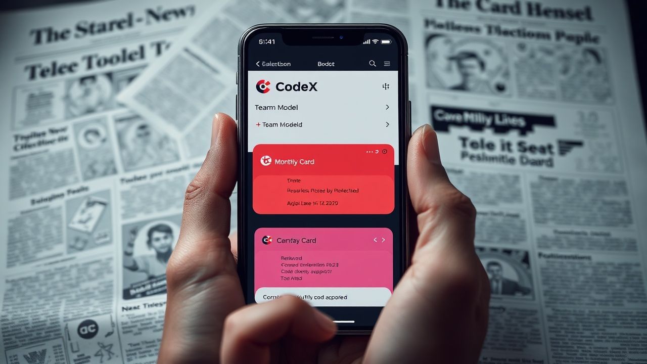 CodeX 5.4 Team Model Monthly Card Now Available