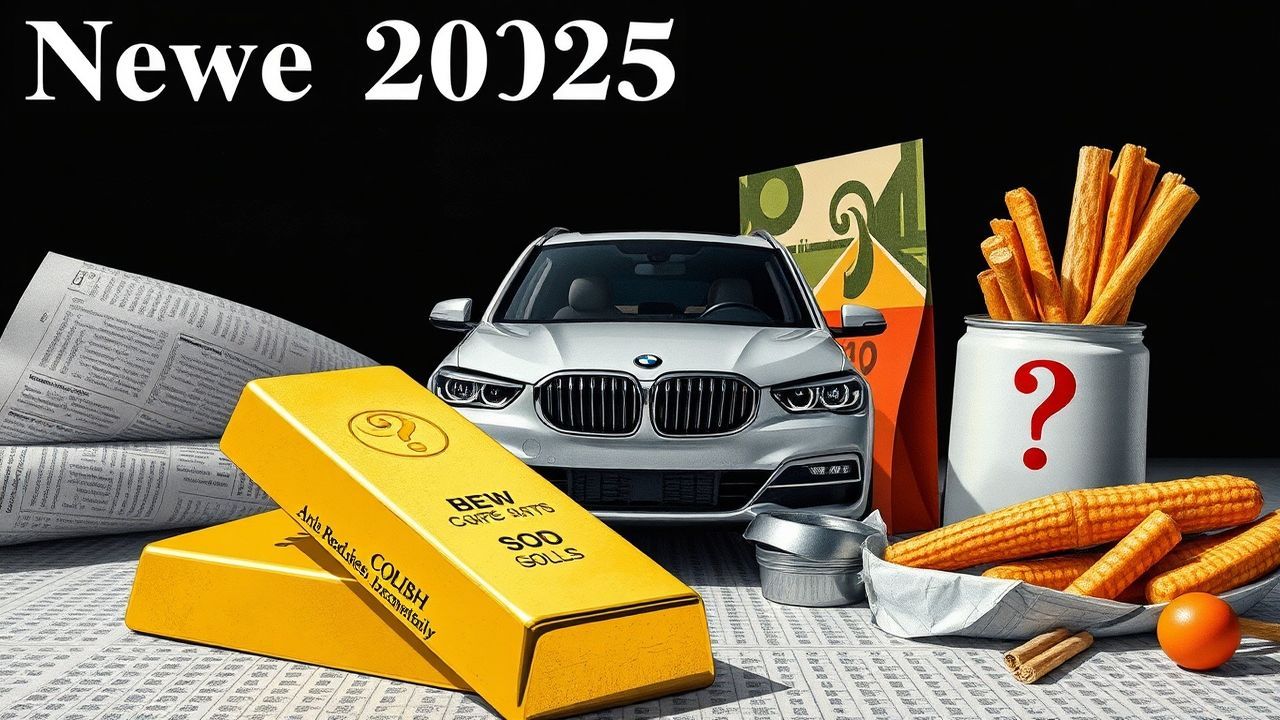 Gold prices surging, BMW price cuts, food scandals - 2025 is wild