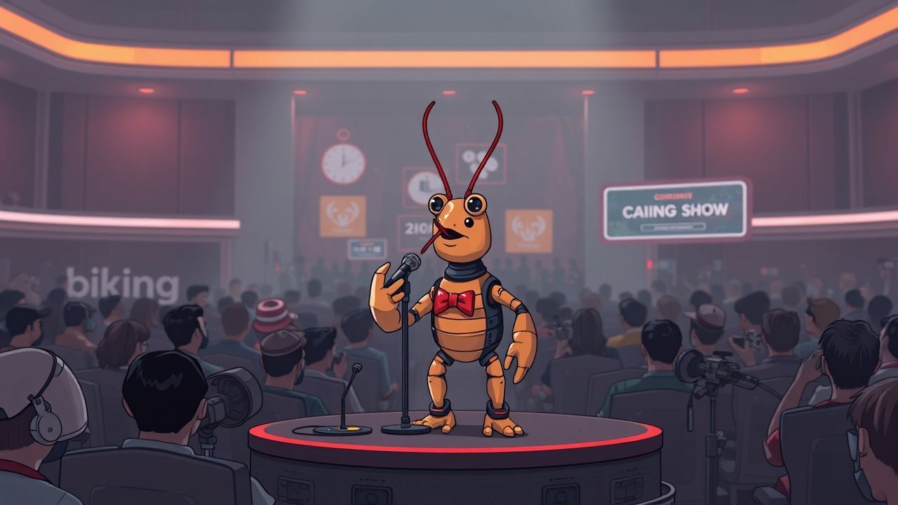 OpenClaw AI Lobster Grows Up - Now Hosting Stand-Up Comedy Show