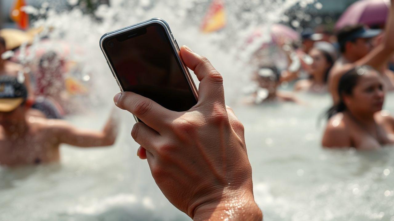 Water Protection for Smartphones During Songkran Festival